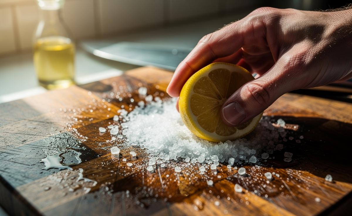 How salt revives wooden chopping boards, kitchen hygiene experts say