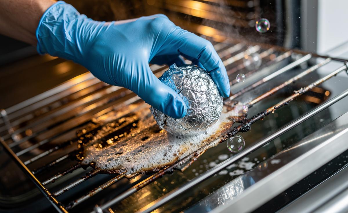 The foil ball trick that lifts burnt-on oven grime, appliance cleaners explain