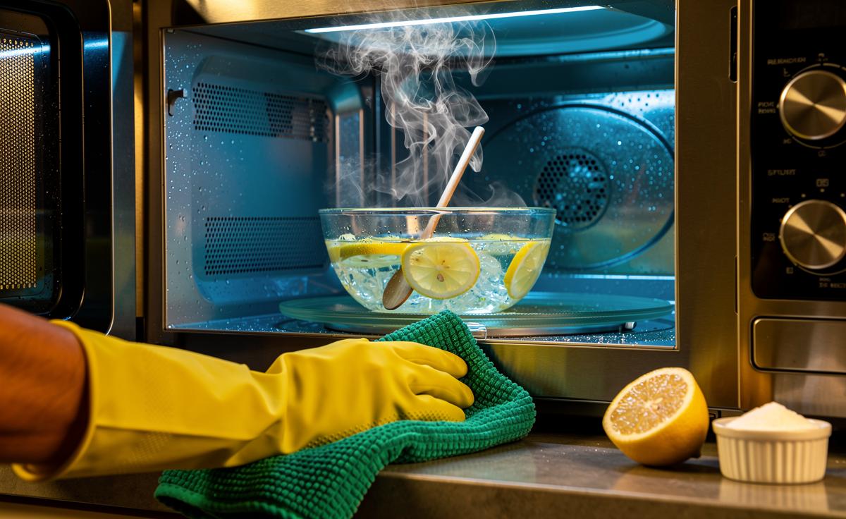The microwave steam-bowl method cleaners use for spotless interiors