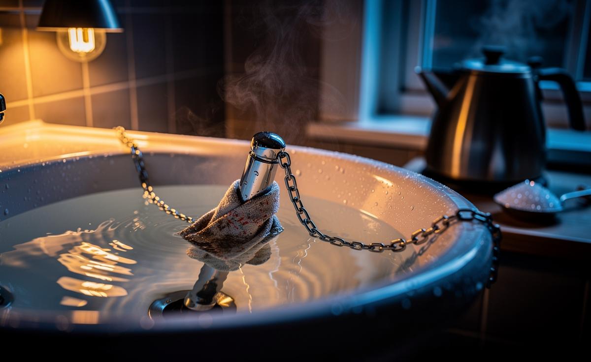 The sink plug trick plumbers use to remove drain smells overnight