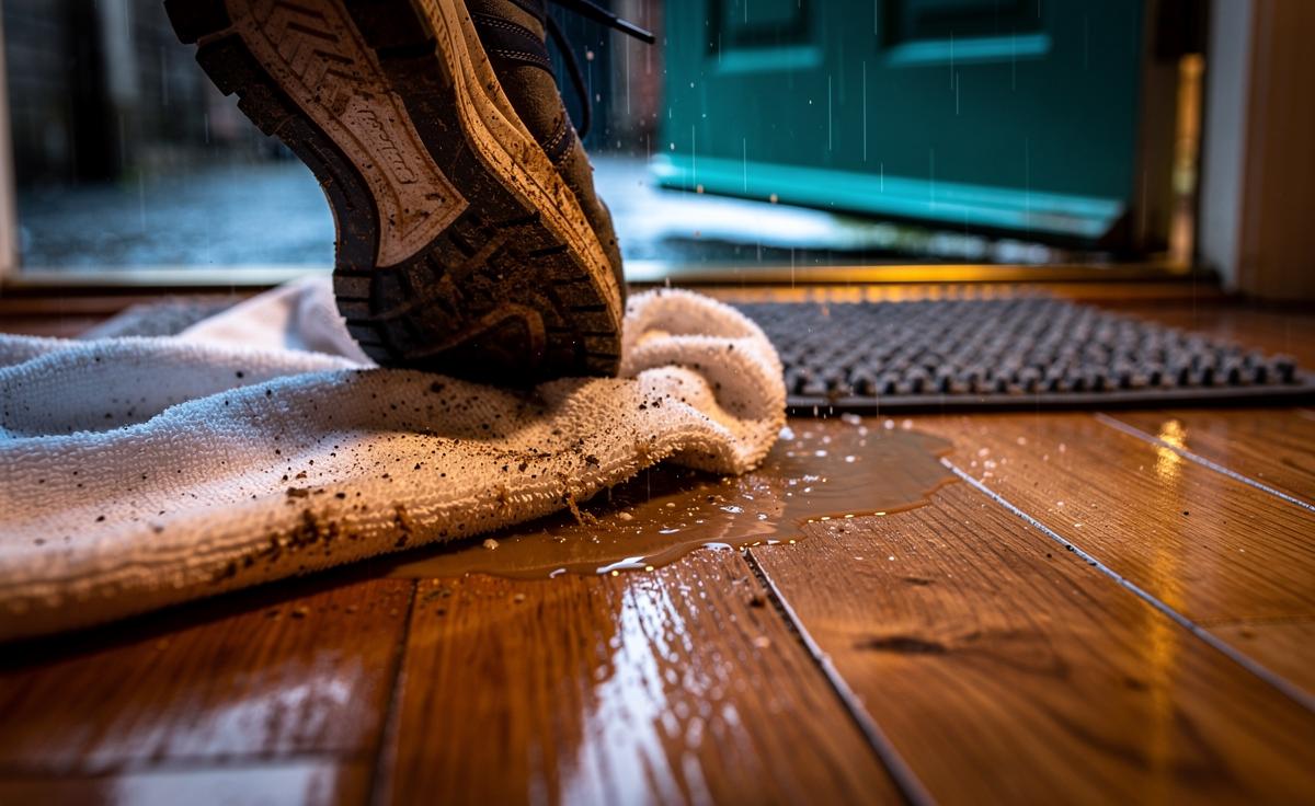 Why placing a towel at your front door traps hidden dirt, floor experts reveal