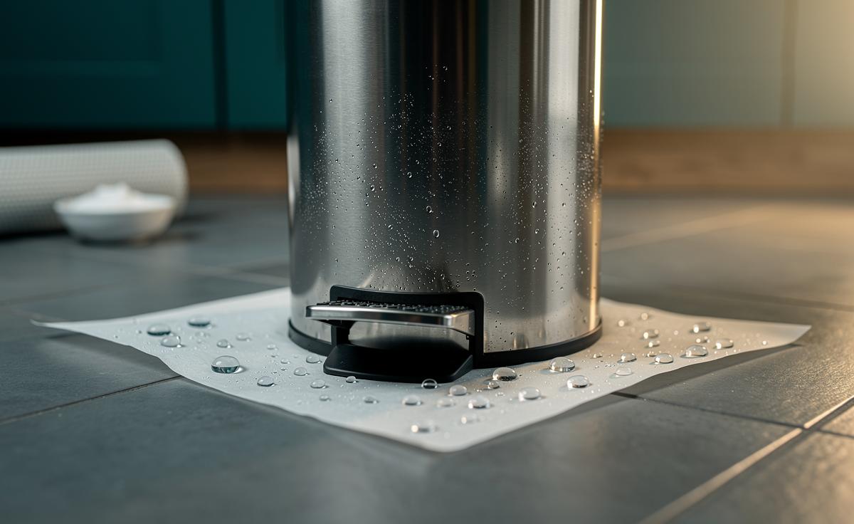 Why putting baking paper under bins stops leaks, according to cleaning pros