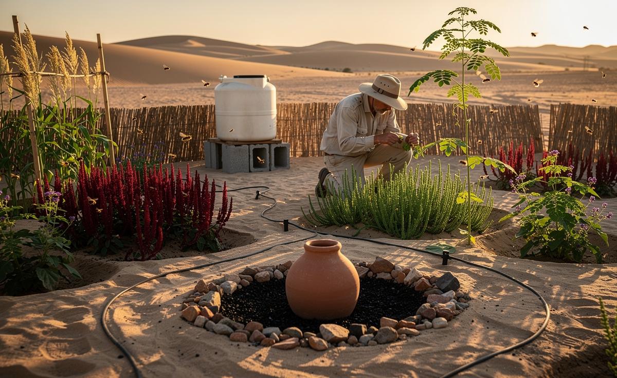 A gardener planted unusual seeds in a desert plot. The astonishing results that emerged months later.