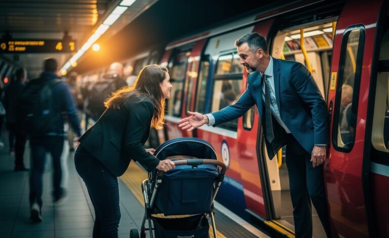 Psychologists say letting others go first may signal a level of awareness most people lack