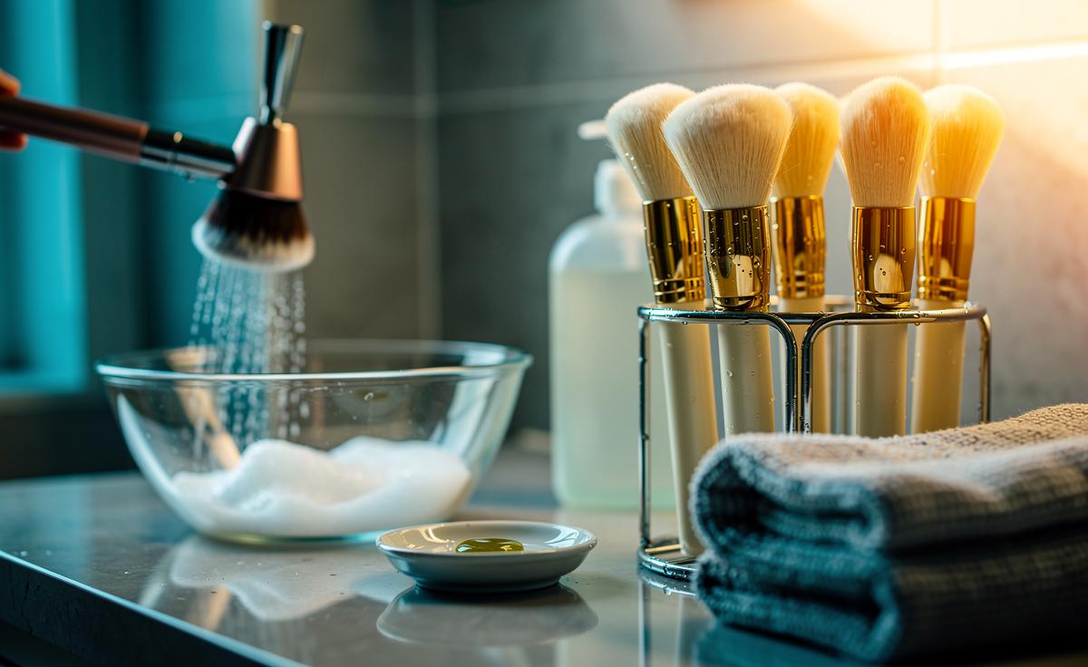 The Secret to Perfectly Clean Makeup Brushes at Home