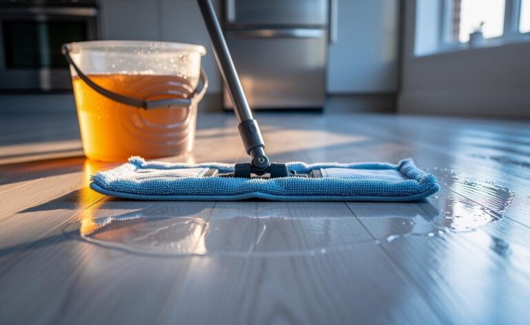 What happens when you mop floors with warm water instead of hot, cleaning experts explain