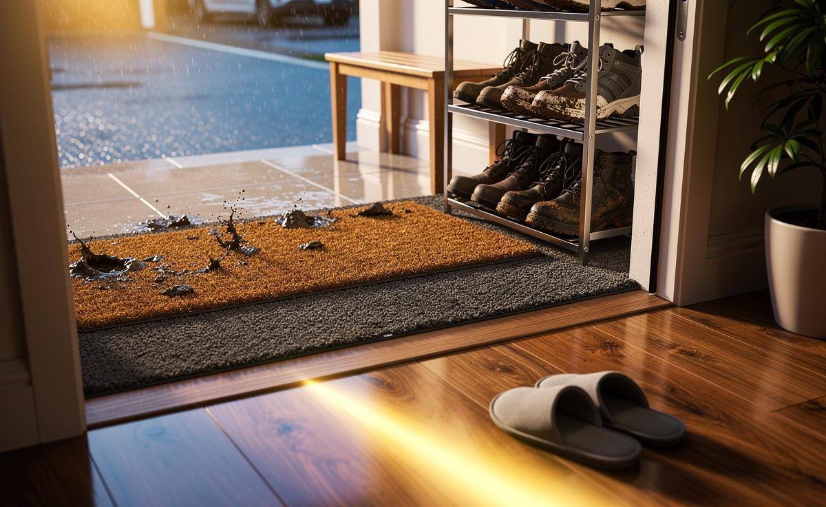 Why leaving shoes by the door keeps floors cleaner, according to hygiene research