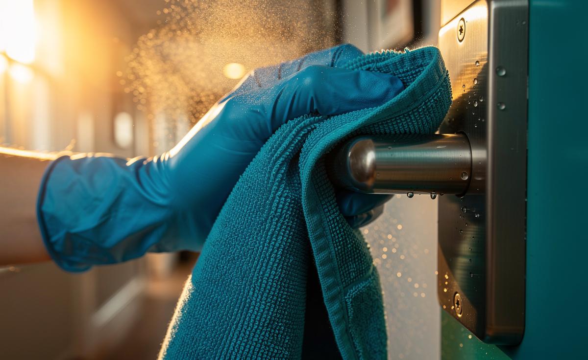 Why wiping door handles weekly reduces germs at home, hygiene specialists say