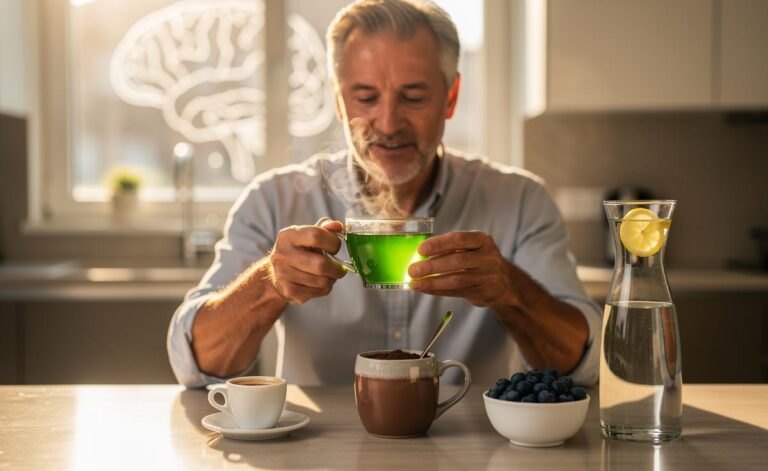 Which daily drink after 40 supports better memory and clarity, according to neurologists?