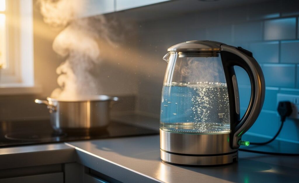 When Using Kettle Why using a kettle with a lid saves energy and speeds up boiling time ...